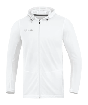 JAKO Run 2.0 Kapuzenjacke Kids Weiss F00 - weiss