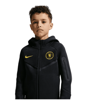 Nike FC Chelsea London Tech Fleece Kapuzenjacke Kids Blau F426 - blau