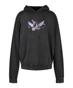 Mister Tee Viva la Liberte Oversized Hoody Schwarz 