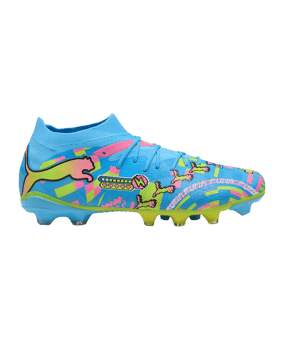 PUMA FUTURE 9 Match Advanced FG/AG Level Up Weiß F01 - blau