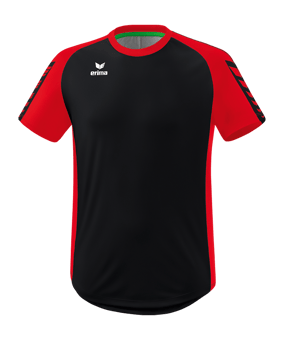 Erima Six Wings Trikot Schwarz Rot - schwarz