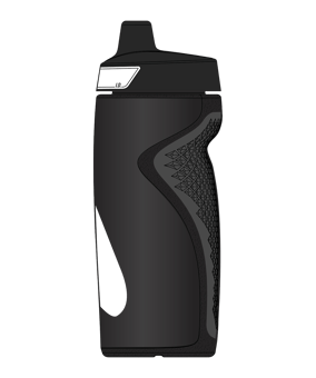 Nike Refuel Grip 532ml Flasche Schwarz F091 - schwarz