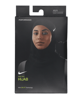 Nike Hijab 2.0 Kopftuch Muslima Schwarz F010 - schwarz