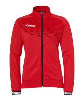 Kempa Wave 26 Poly Trainingsjacke Damen Rot F04 - rot