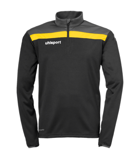 uhlsport Offense 23 Ziptop Schwarz Grau F07 - schwarz