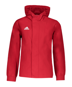 adidas Entrada 22 Allwetterjacke Kids Rot - rot