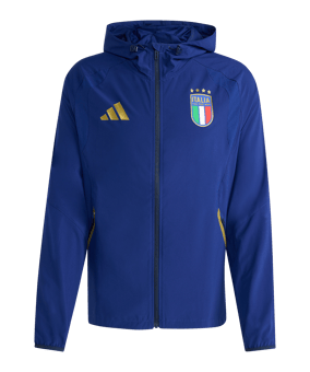 adidas Italien Tiro Travel Windjacke Blau | - blau