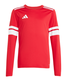 adidas Squadra 25 Trikot Langarm Kids Rot - rot