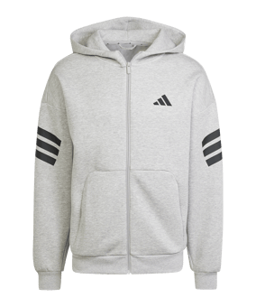adidas Future Icon Kapuzenjacke Grau - grau