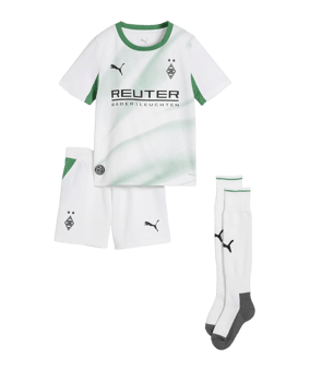 PUMA Borussia Mönchengladbach Trikot Set Home Kinder Weiß F01
