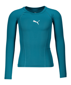 PUMA LIGA Baselayer Warm Longsleeve Kids Blau F27 - blau