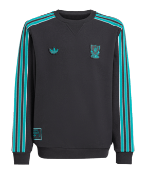 adidas FC Liverpool Icon Sweatshirt Kids Schwarz - schwarz