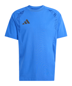 adidas Tiro Travel T-Shirt Blau - blau