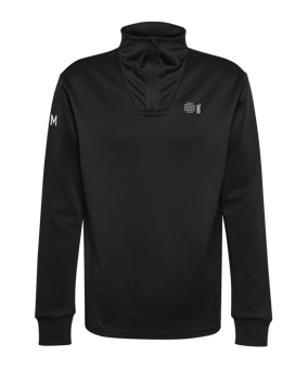Hummel hmlCOURT HalfZip Sweatshirt Schwarz F2001 - schwarz