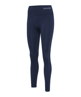 Hummel hmlTIF Seamless HW Leggings Damen F1009 - blau