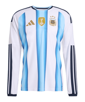 adidas Argentinien Authentic Trikot Langarm Home |  WM 2026 Weiß - weiss