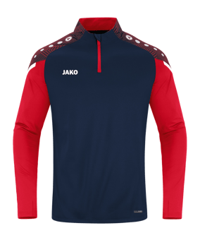 JAKO Performance Ziptop Blau Rot F909 - blau