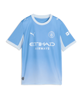 PUMA Manchester City Trikot Home 2026/2027 Kinder Blau F01