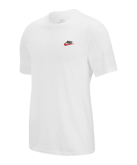 Nike Club T-Shirt Weiss F100 - weiss