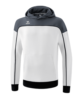 Erima Change by Hoody Kids Weiss Grau - weiss