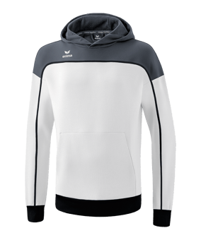 Erima Change by Hoody Kids Weiss Grau - weiss