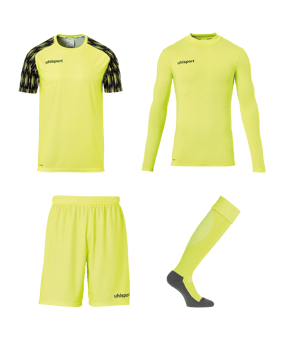 uhlsport Reaction Torwartset Kids Gelb Schwarz F03 - gelb
