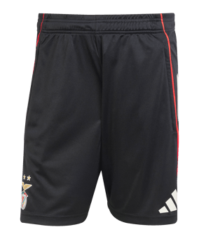 adidas Benfica Lissabon Training Short Schwarz - schwarz