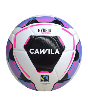 Cawila Light-Fußball MISSION HYBRID X-LITE |   Fairtrade 290g | Gr.3 - weiss