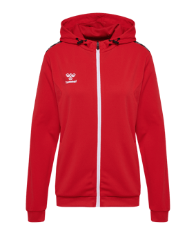 Hummel AUTHENTIC PL Kapuzenjacke Damen Rot F3062 