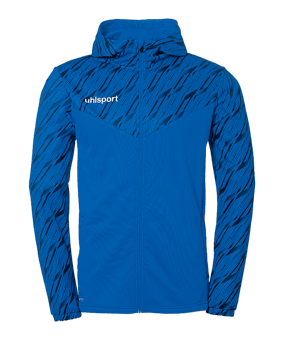 uhlsport Progressive 28 Multi Kapuzenjacke Blau F100227143 - blau