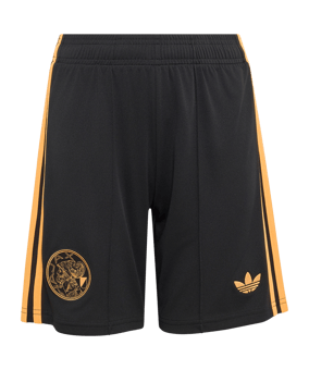 adidas Ajax Amsterdam Short Away 2026/2027 Kids Schwarz - schwarz