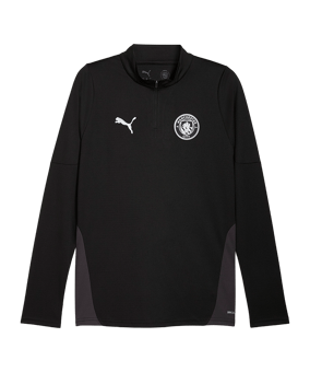 PUMA Manchester City Training 1/4 Zip Sweatshirt Kids Schwarz F14 - schwarz