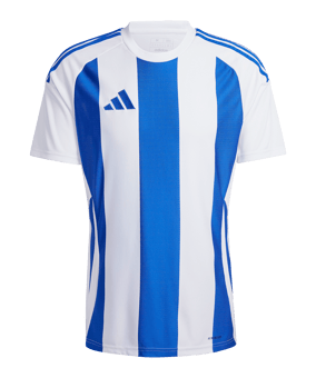adidas Striped 24 Trikot Weiss Blau - weiss