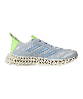 adidas 4DFWD 3 Damen Grau Lila Gelb Laufschuh - grau