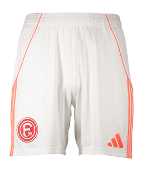adidas Fortuna Düsseldorf Short Auswärts 2025/2026 Weiß - weiss