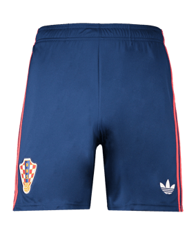 adidas Kroatien Short Away 2026 Kids Blau - blau