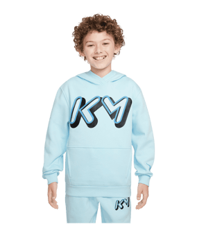 Nike Kylian Mbappe Club Hoody Kids Blau F474 - blau