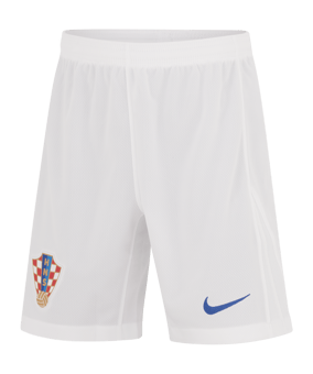 Nike Kroatien Short EM 2024 Kids Weiss Blau F100 - weiss