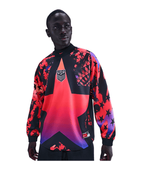 Nike USA Authentic Torwarttrikot Langarm Hollywood Schwarz F010 - schwarz