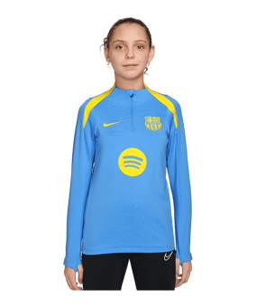 Nike FC Barcelona Strike Top Sweatshirt Kids Blau F413 - blau