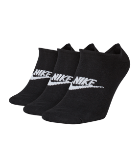 Nike Everyday Essential Füsslinge 3er Pack F010 - schwarz