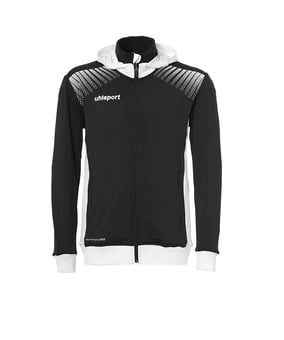 uhlsport Goal Tec Kapuzenjacke Schwarz Weiss F01 - schwarz