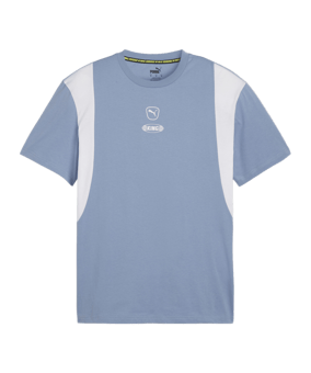 PUMA KING Top T-Shirt Blau Weiss F05 - hellblau