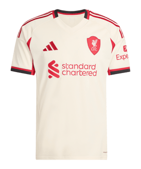 adidas FC Liverpool Trikot Away 2025/2026 Weiß - weiss
