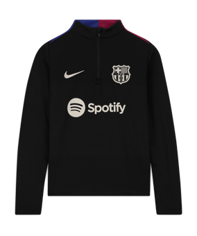 Nike FC Barcelona Academy Pro Drill Top Kids Schwarz F011 - grau