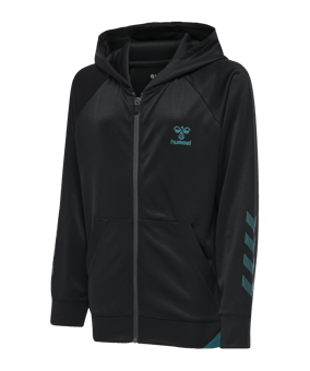 Hummel hmlGG12 ACTION Hoody Kids Schwarz F2951 - schwarz