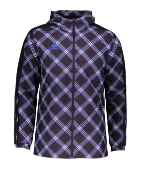adidas Tiro WB WR Jacke Schwarz Blau - schwarz
