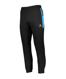 Erima TEAM Präsentationshose Schwarz Blau - schwarz