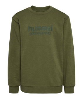 Hummel Base Sweatshirt Kids Grün F6603 - gruen