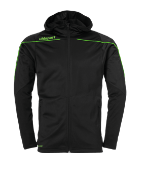 Uhlsport Stream 22 Kapuzenjacke Kids Schwarz F24 - schwarz